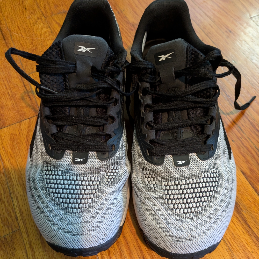 Reebok Black and Gray Performance Athletic Shoes